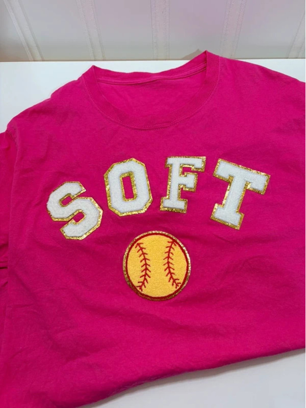 Softball Sequin Tee